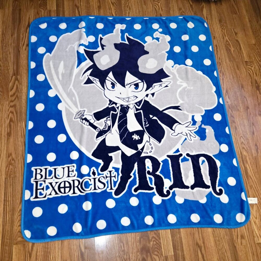 Blue Exorcist Rin Kakusei Throw Blanket Aniplex [Licensed] Anime/Manga